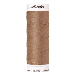 Mettler Seralon sewing thread spool in Fawn (1120) - 62/2 200m