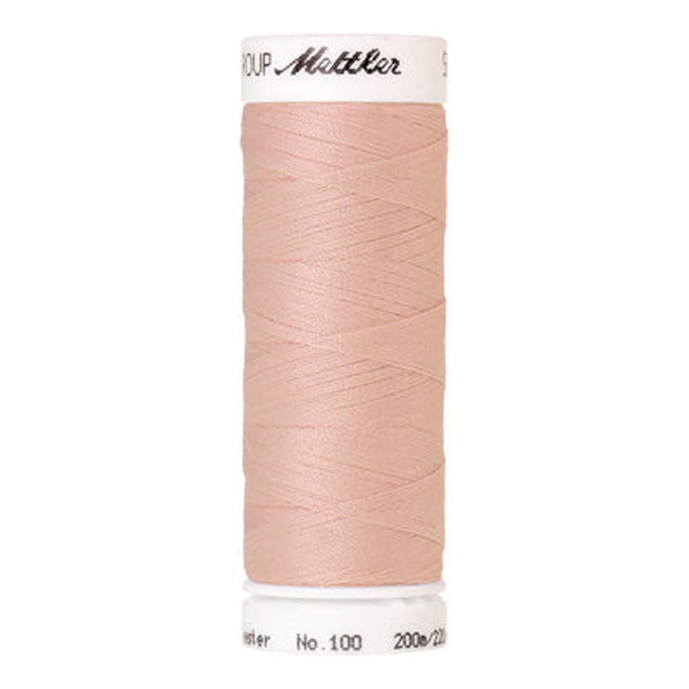 Mettler Seralon sewing thread spool in Flesh (0600) - 62/2 200m