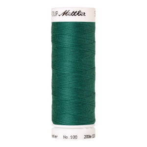 Mettler Seralon sewing thread spool in Green (0222) - 62/2 200m