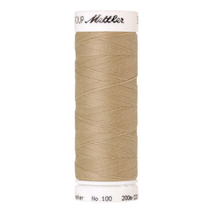 Mettler Seralon sewing thread spool in Ivory (0265) - 62/2 200m