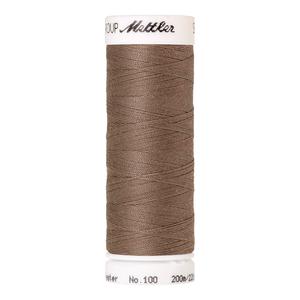 Mettler Seralon sewing thread spool in Khaki (1228) - 62/2 200m