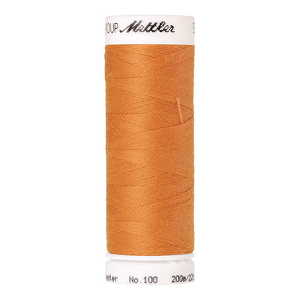 Mettler Seralon sewing thread spool in Mango (0147) - 62/2 200m