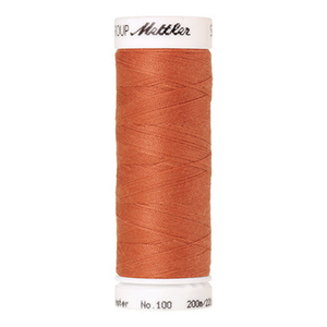Mettler Seralon sewing thread spool in Melon (1073) - 62/2 200m