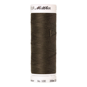 Mettler Seralon sewing thread spool in Olive (1043) - 62/2 200m