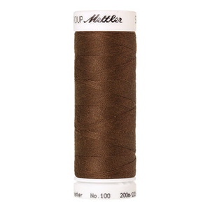 Mettler Seralon sewing thread spool in Pecan (1223) - 62/2 200m