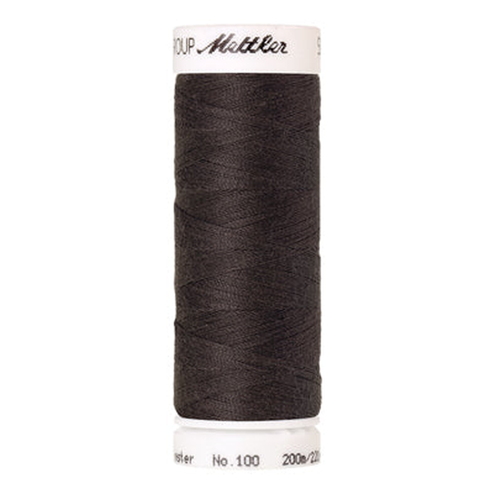 Mettler Seralon sewing thread spool in Smoky (0324) - 62/2 200m
