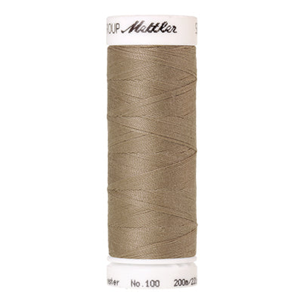 Mettler Seralon sewing thread spool in Stone (0379) - 62/2 200m