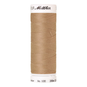 Mettler Seralon sewing thread spool in Straw (0538) - 62/2 200m