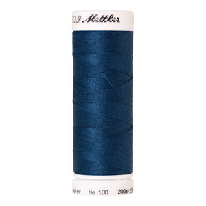 Mettler Seralon sewing thread spool in Teal (0806) - 62/2 200m