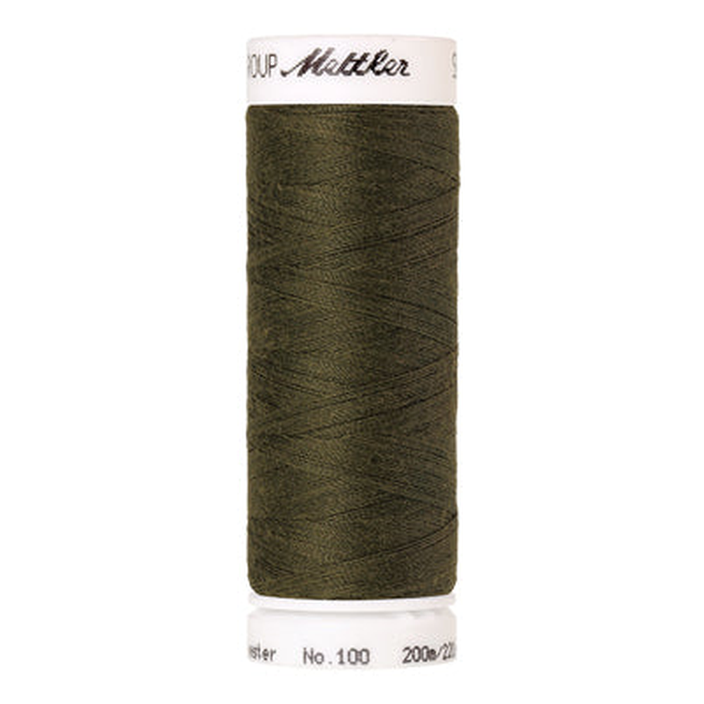 Mettler Seralon sewing thread spool in Umber (0660) - 62/2 200m