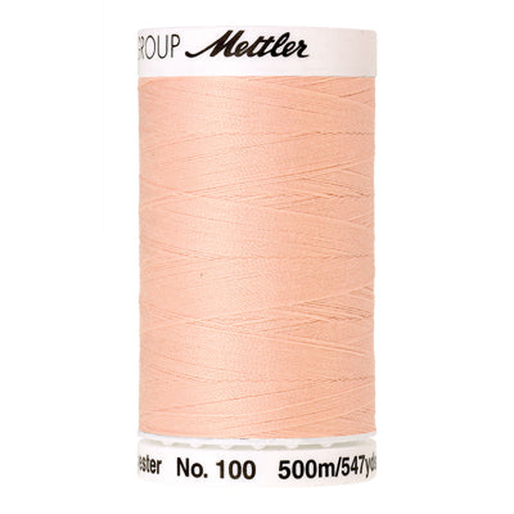 Mettler Seralon sewing thread spool in Blush (0097) - 62/2 500m