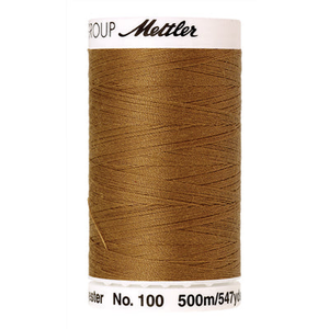 Mettler Seralon sewing thread spool in Ginger (1207) - 62/2 500m