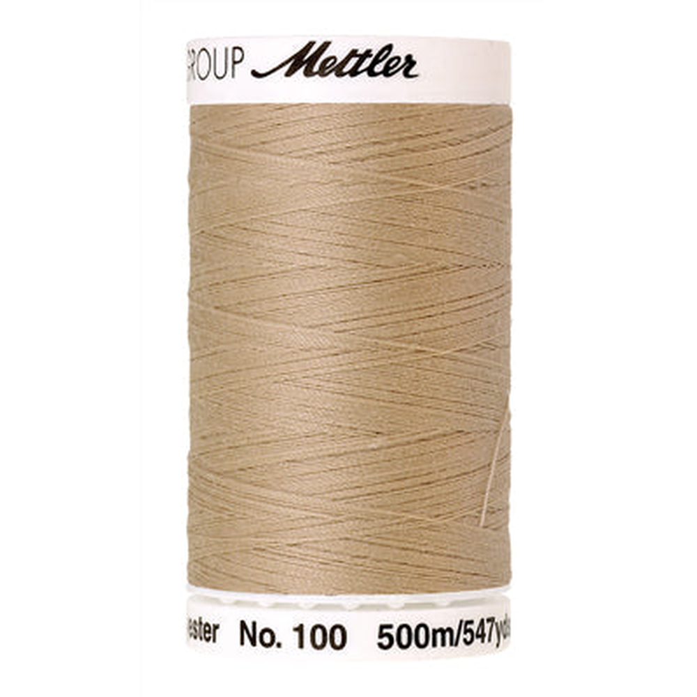 Mettler Seralon sewing thread spool in Ivory (0265) - 62/2 500m