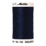 Mettler Seralon sewing thread spool in Navy (0825) - 62/2 500m