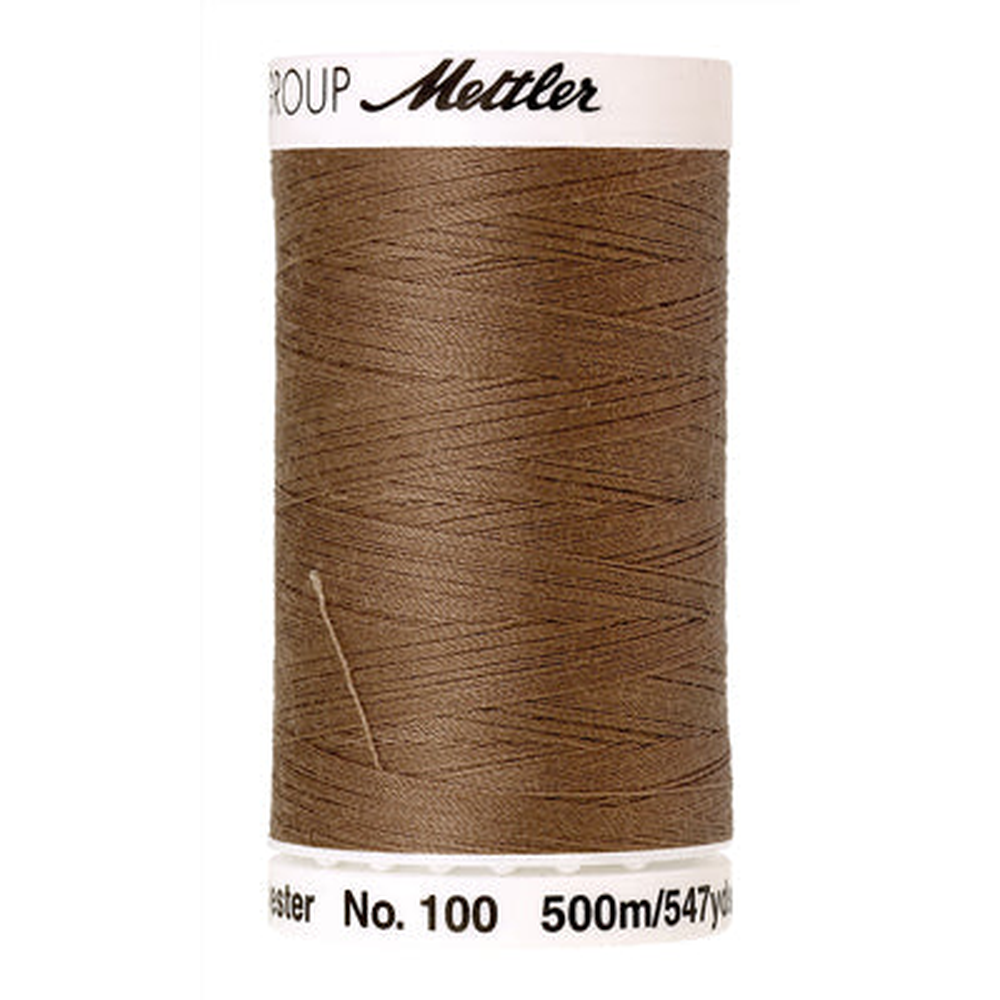 Mettler Seralon sewing thread spool in Pecan (1424) - 62/2 500m