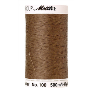 Mettler Seralon sewing thread spool in Pecan (1424) - 62/2 500m