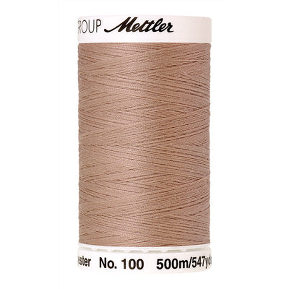 Mettler Seralon sewing thread spool in Straw (0538) - 62/2 500m