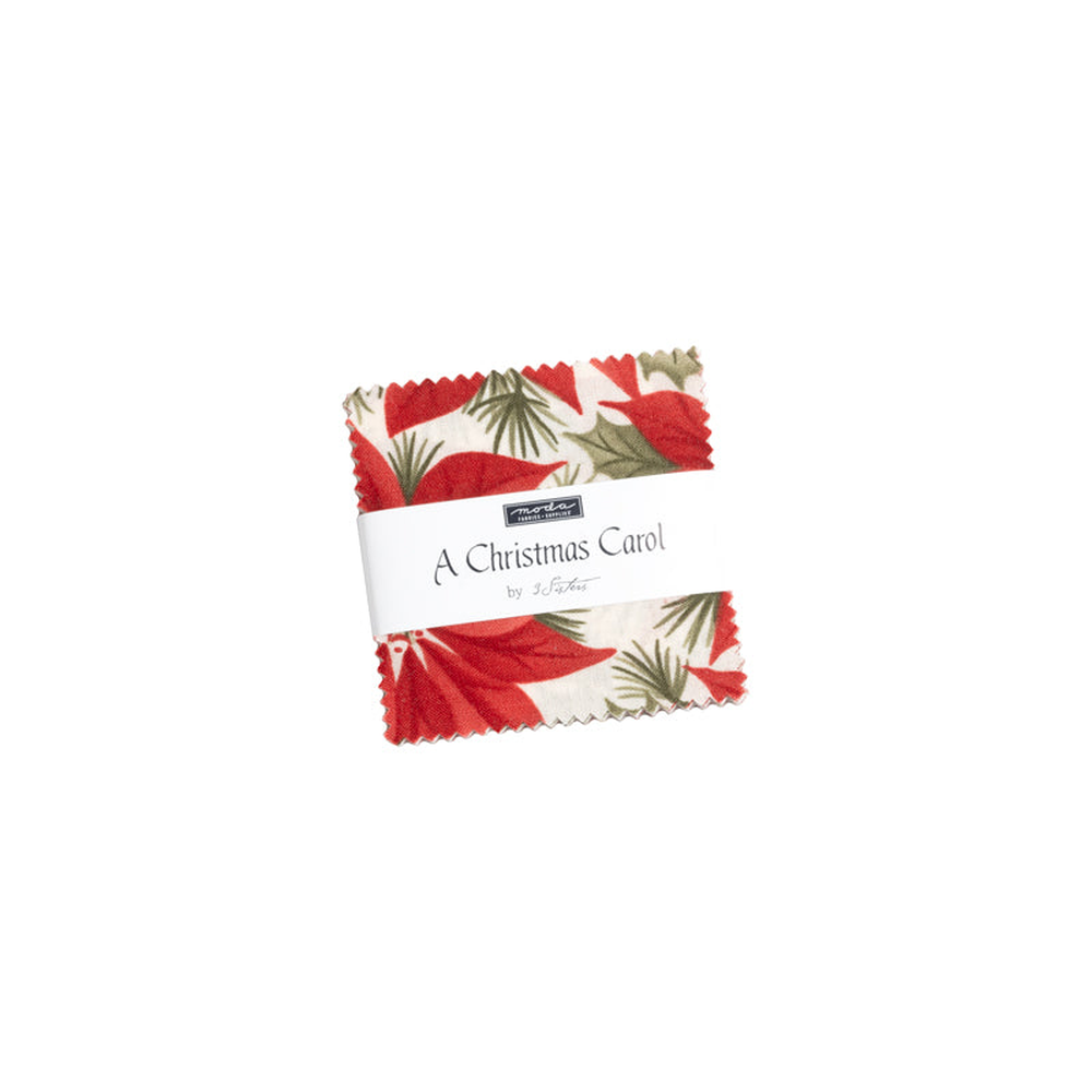 A Christmas Carol patterned cotton quilting fabric by Moda