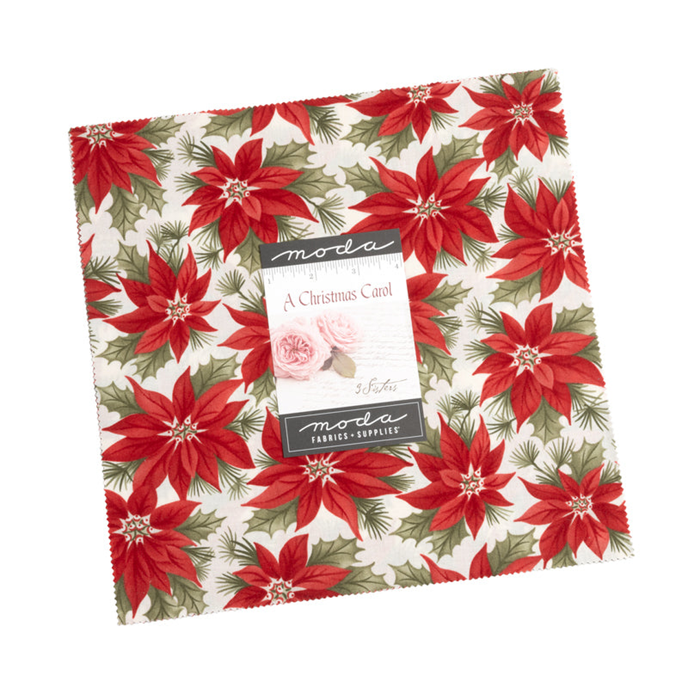 A Christmas Carol patterned cotton quilting fabric by Moda