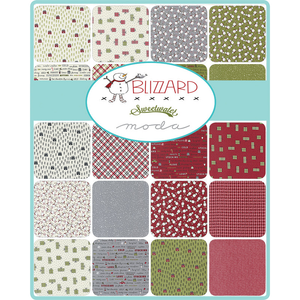 Blizzard patterned cotton quilting fabric by Moda
