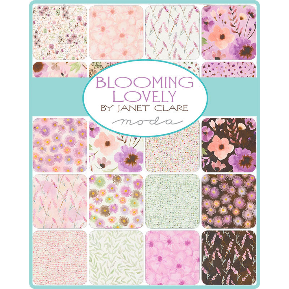 Blooming Lovely patterned cotton quilting fabric by Moda