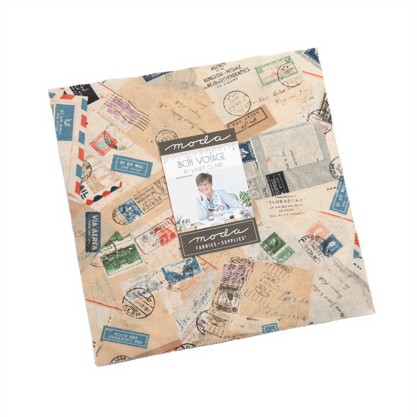 Bon Voyage patterned cotton quilting fabric by Moda