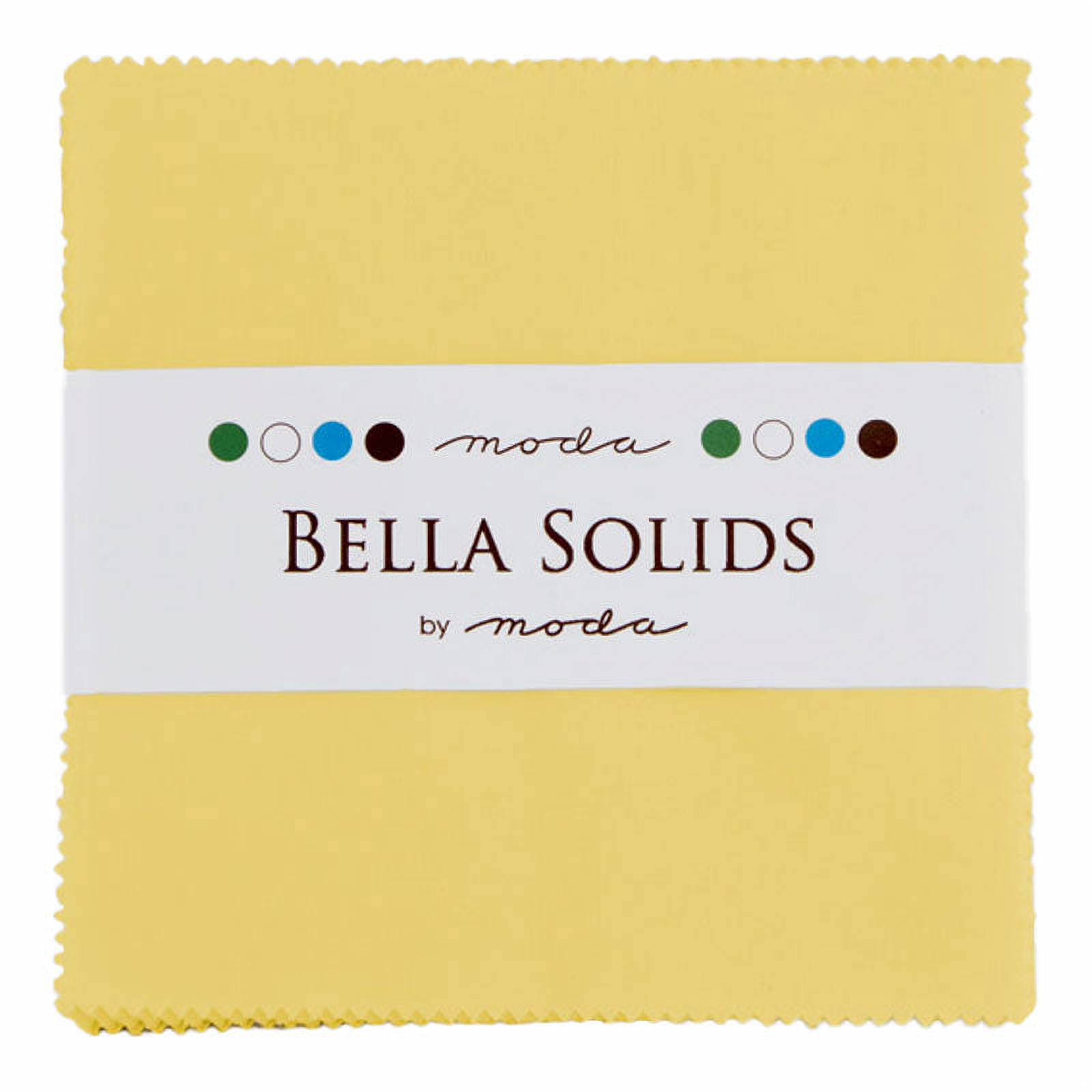 Moda Bella Solids 30's Yellow 23 solid cotton - charm pack
