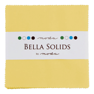 Moda Bella Solids 30's Yellow 23 solid cotton - charm pack