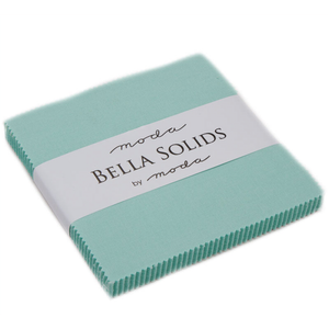 Moda Bella Solids Aqua 34 solid cotton - charm pack