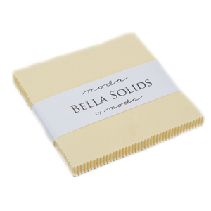 Moda Bella Solids Baby Yellow 31 solid cotton - charm pack