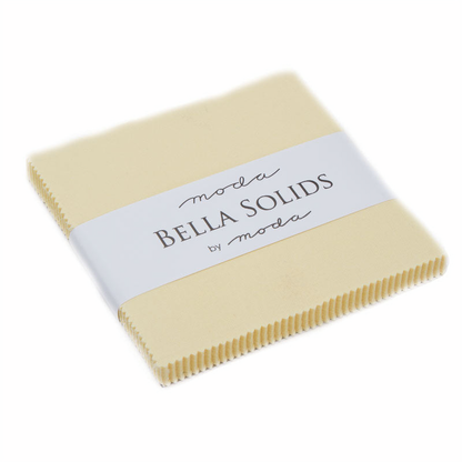 Moda Bella Solids Baby Yellow 31 solid cotton - charm pack