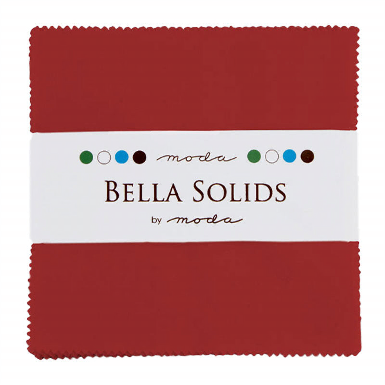 Moda Bella Solids Christmas Red 16 solid cotton - charm pack
