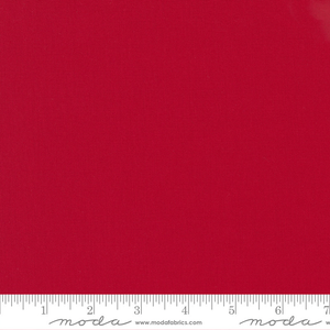 Moda Bella Solids Christmas Red 16 solid cotton - charm pack