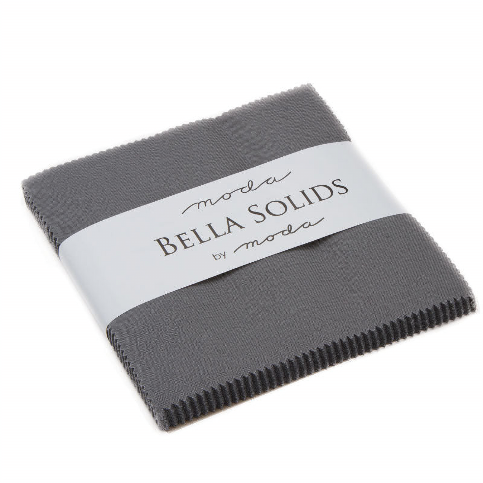 Moda Bella Solids Graphite 202 solid cotton - charm pack
