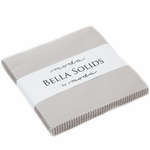Moda Bella Solids Gray 83 solid cotton - charm pack