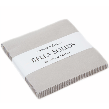 Moda Bella Solids Gray 83 solid cotton - charm pack