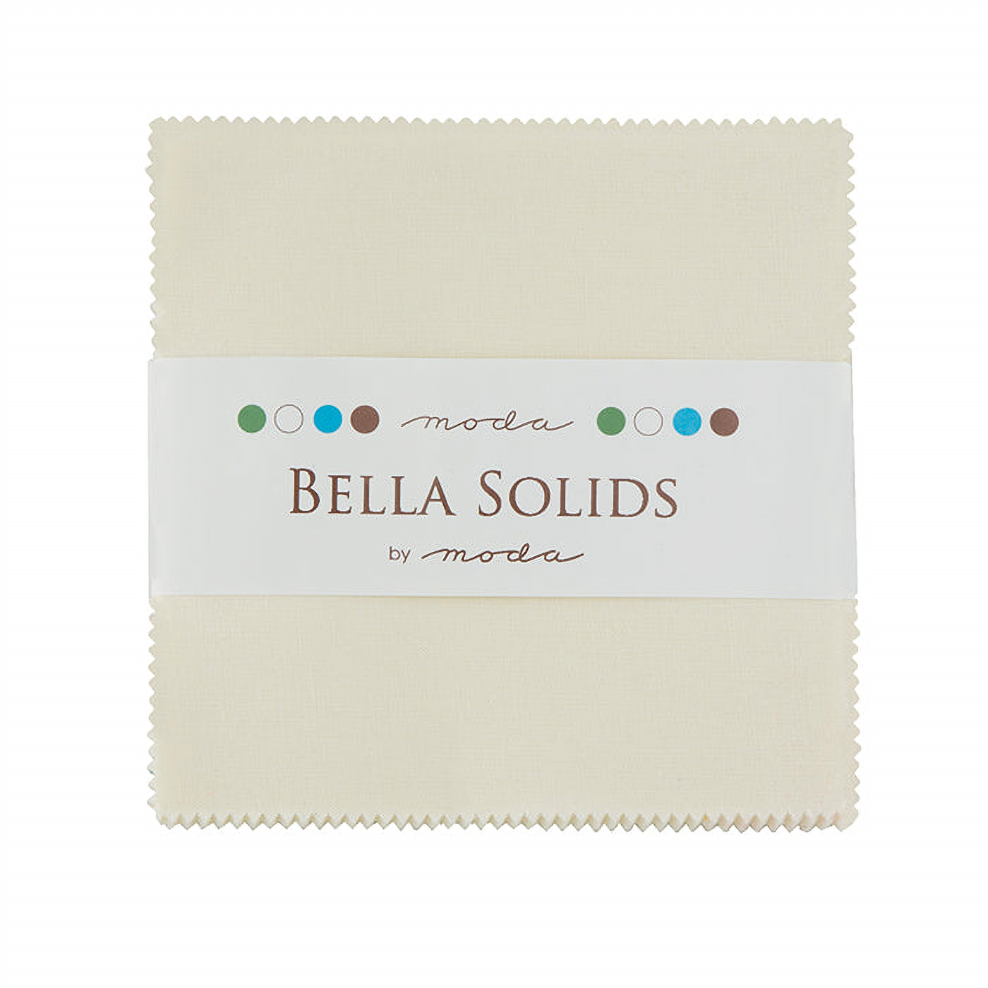 Moda Bella Solids Ivory 60 solid cotton - charm pack