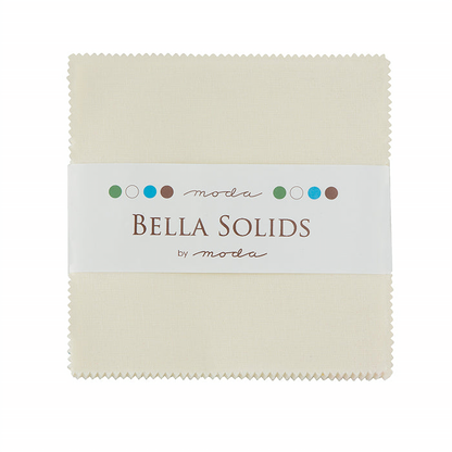 Moda Bella Solids Ivory 60 solid cotton - charm pack