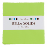 Moda Bella Solids Lime 75 solid cotton - charm pack
