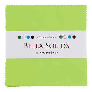 Moda Bella Solids Lime 75 solid cotton - charm pack