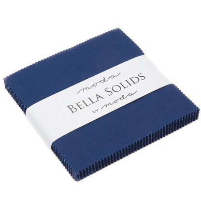 Moda Bella Solids Nautical Blue 236 solid cotton - charm pack