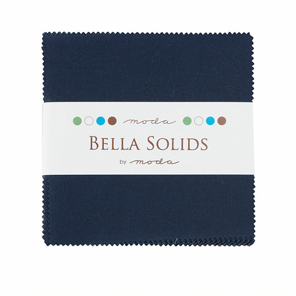 Moda Bella Solids Navy 20 solid cotton - charm pack