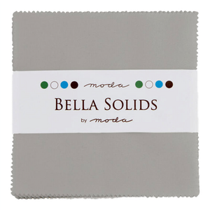 Moda Bella Solids Silver 183 solid cotton - charm pack