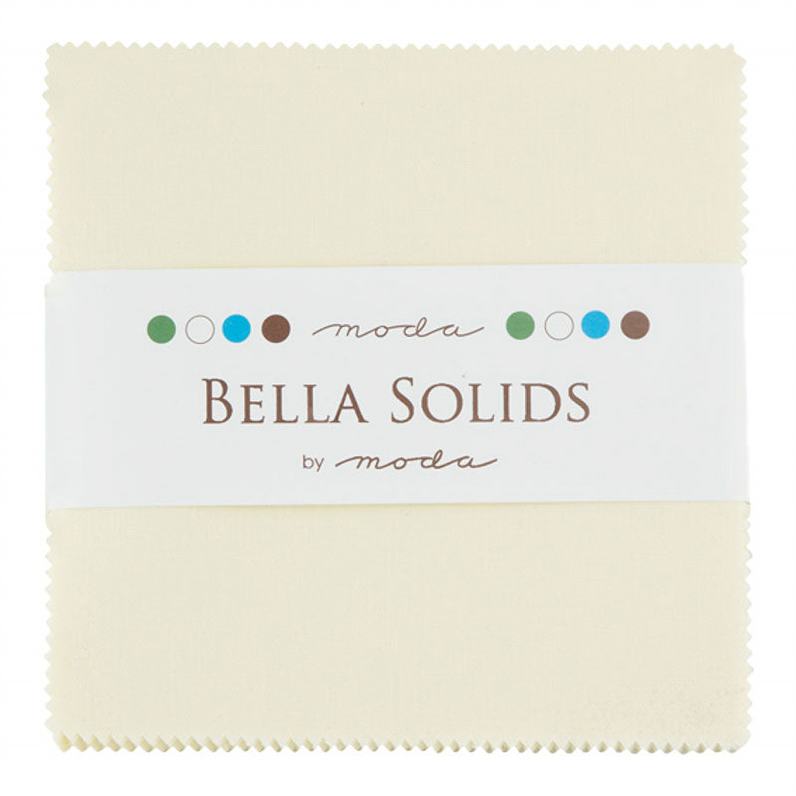 Moda Bella Solids Snow 11 solid cotton - charm pack
