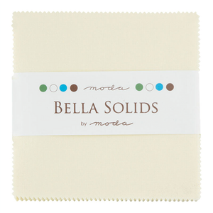 Moda Bella Solids Snow 11 solid cotton - charm pack
