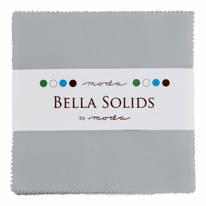 Moda Bella Solids Steel 184 solid cotton - charm pack