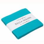 Moda Bella Solids Turquoise 107 solid cotton - charm pack
