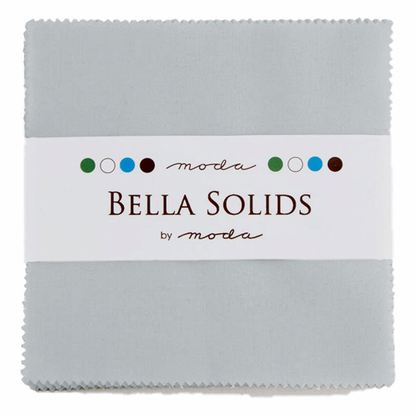 Moda Bella Solids Zen Grey 185 solid cotton - charm pack