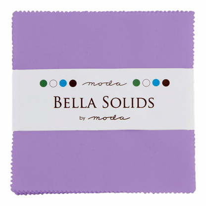Moda Bella Solids solid cotton quilting fabric - charm pack