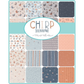 Chirp patterned cotton quilting fabric by Moda